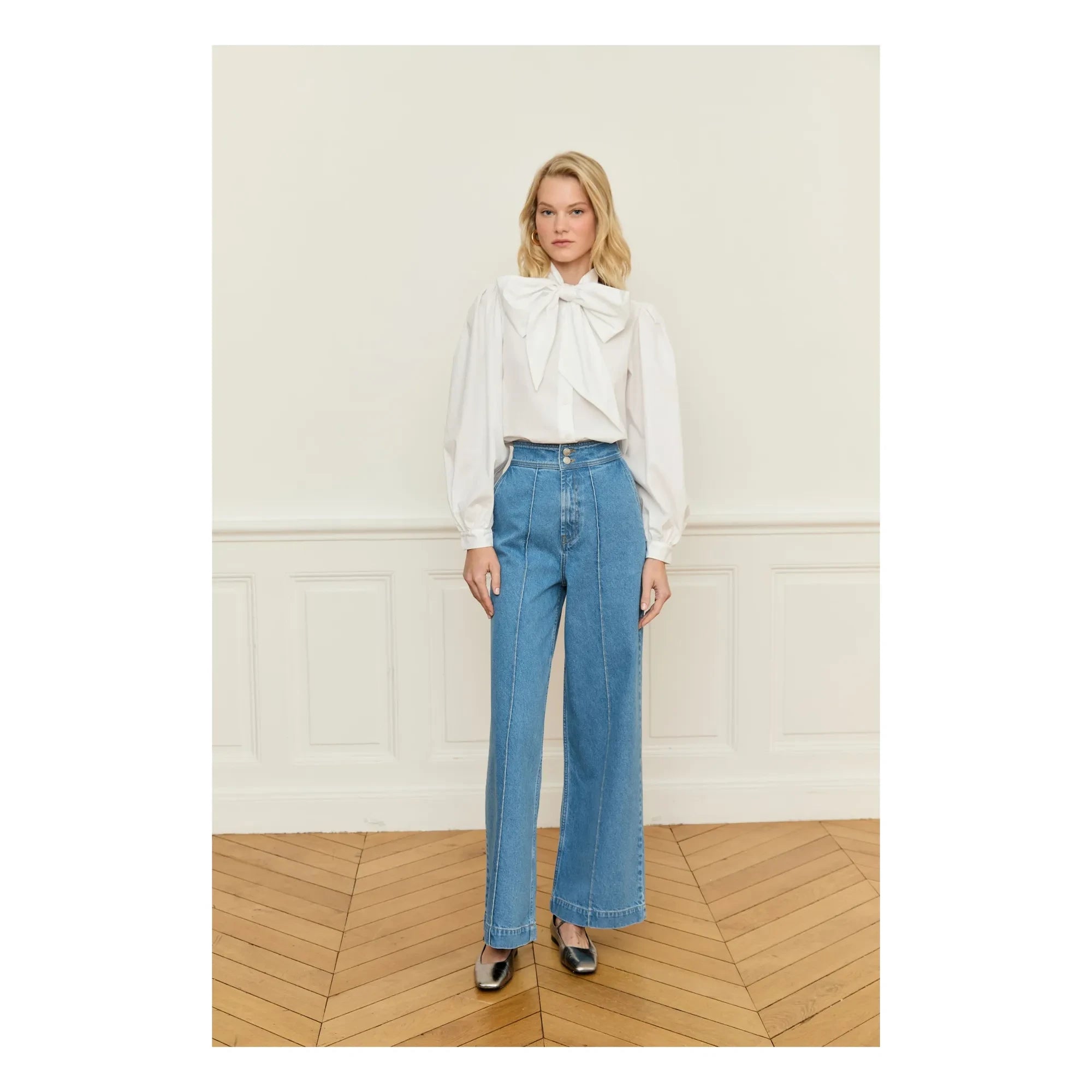 Maria de la Orden - Märchenhafte Bluse | Weiß