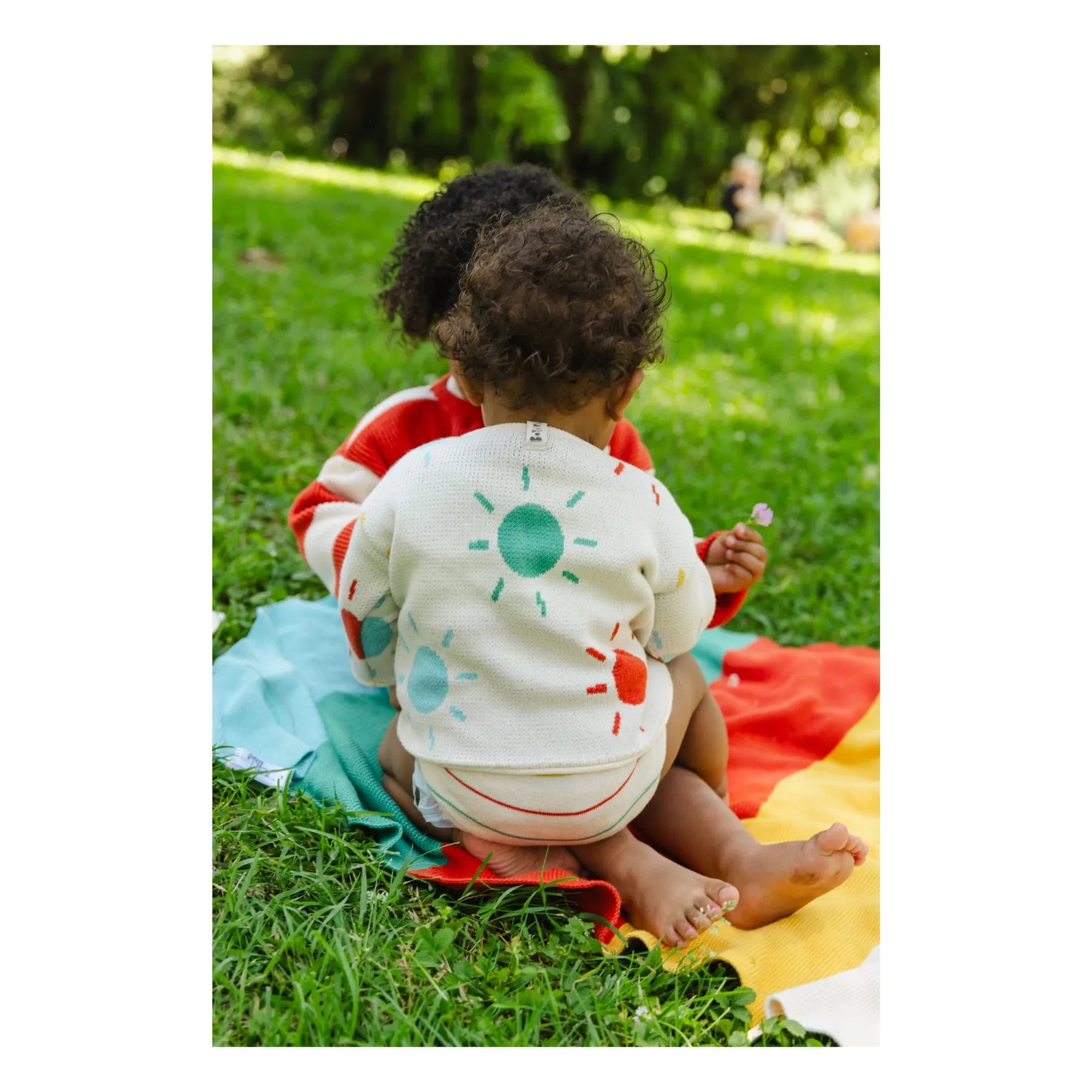 Bayiri - Sunny Bio-Baumwoll-Strickjacke | Ecru