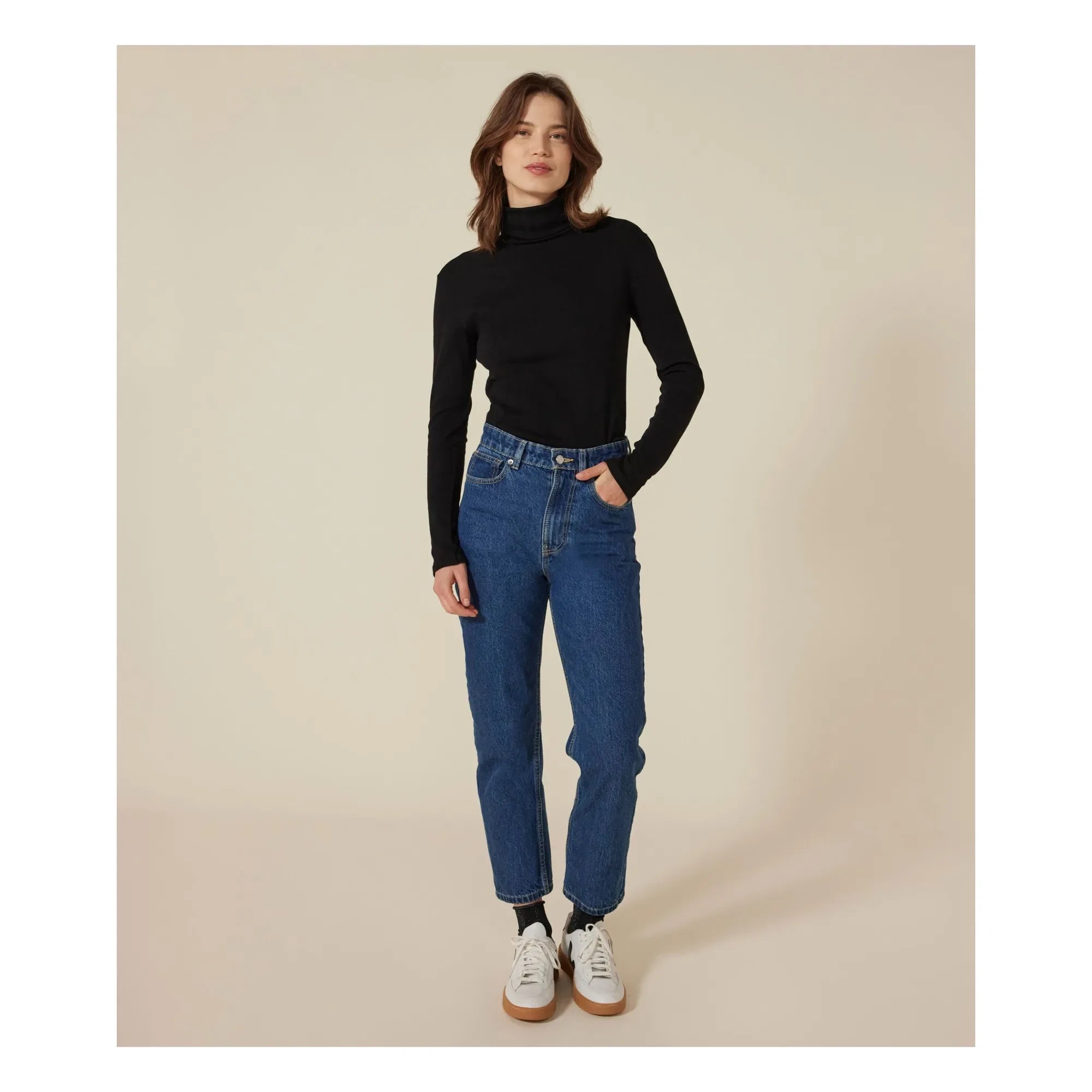 Petit Bateau - l'Iconique Unterhemd - Damenkollektion | Schwarz
