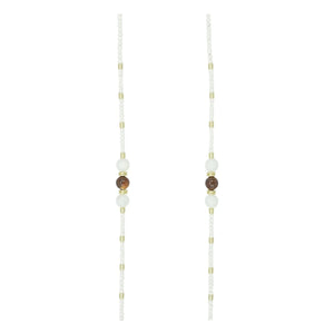 LaCoqueFrançaise - Iris lange Kette 120 cm | Beige