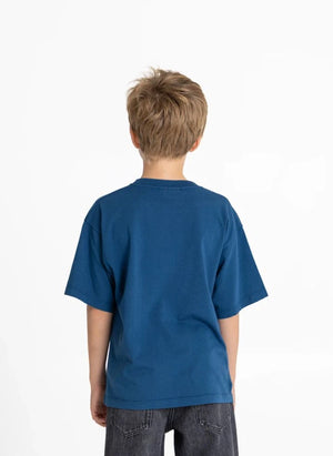 Hundred Pieces - Finn Climb Bio-Baumwoll-T-Shirt | Grau Blau