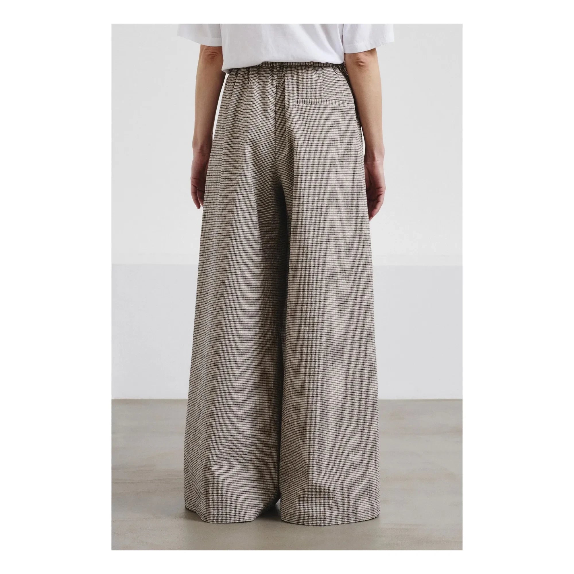 Pomandère – Hose aus Baumwoll-Gabardine | Creme