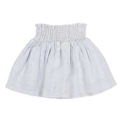 Búho - Rock aus Baumwoll-Lurex-Voile | Hellblau
