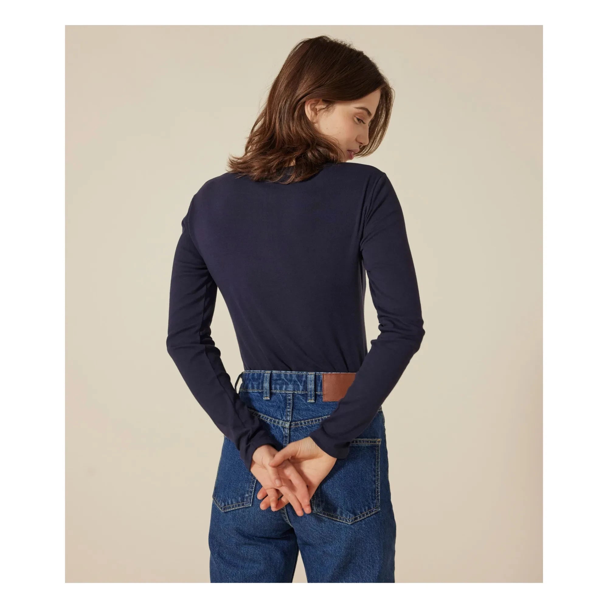 Petit Bateau - Das Kultige Langarmshirt - Damenkollektion | Marineblau