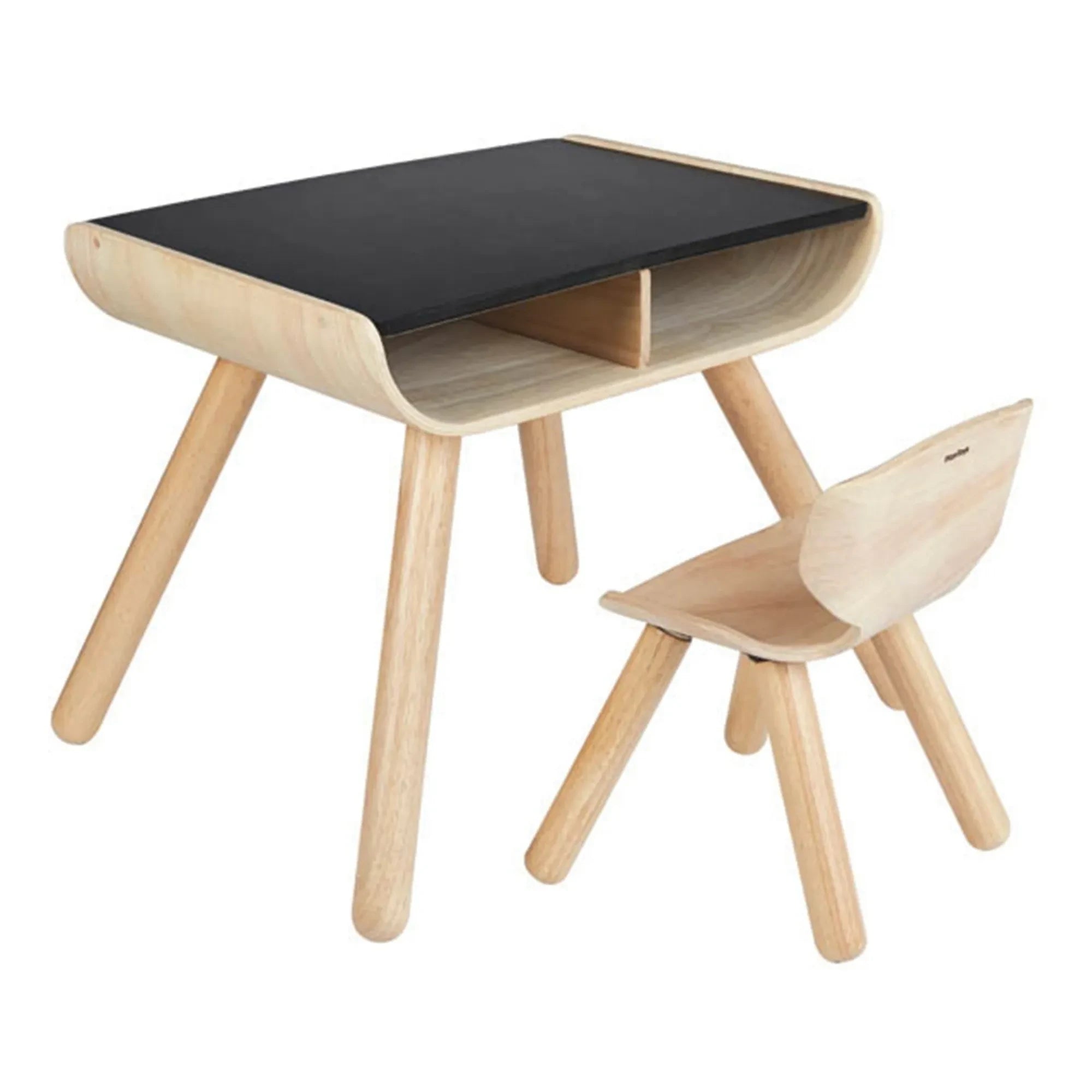 Plan Toys - Kindertisch mit Schiefertafelplatte