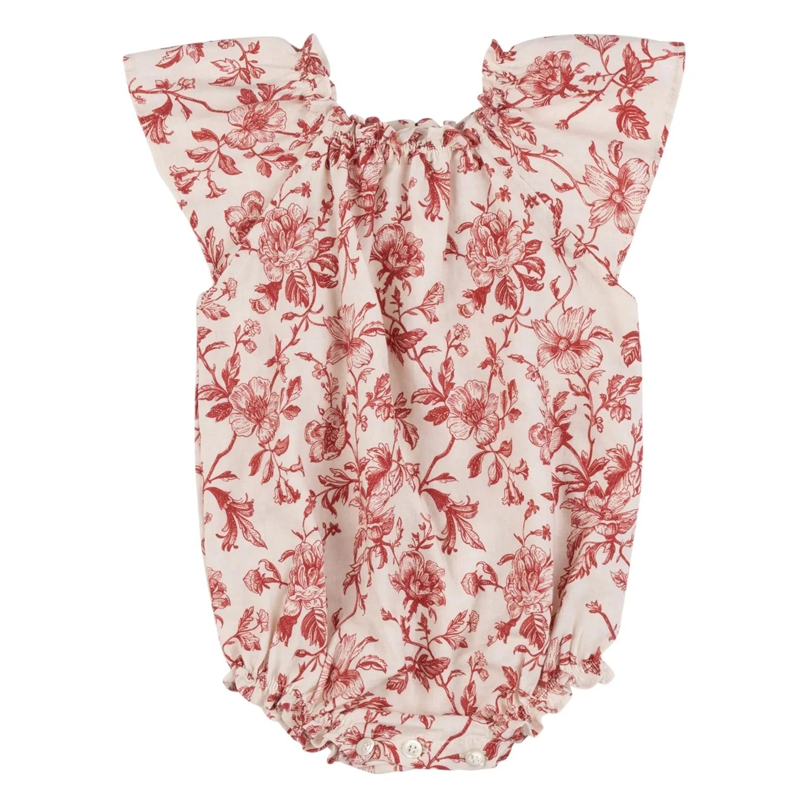 Babe & Tess - Caterina Fleurie Leinen-Overall | Altrosa