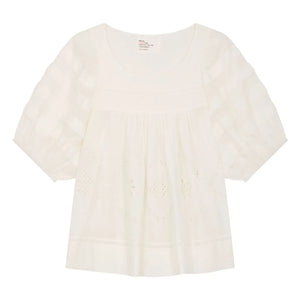 Leon & Harper - Cindie Bluse aus Bio-Baumwolle | Weiß