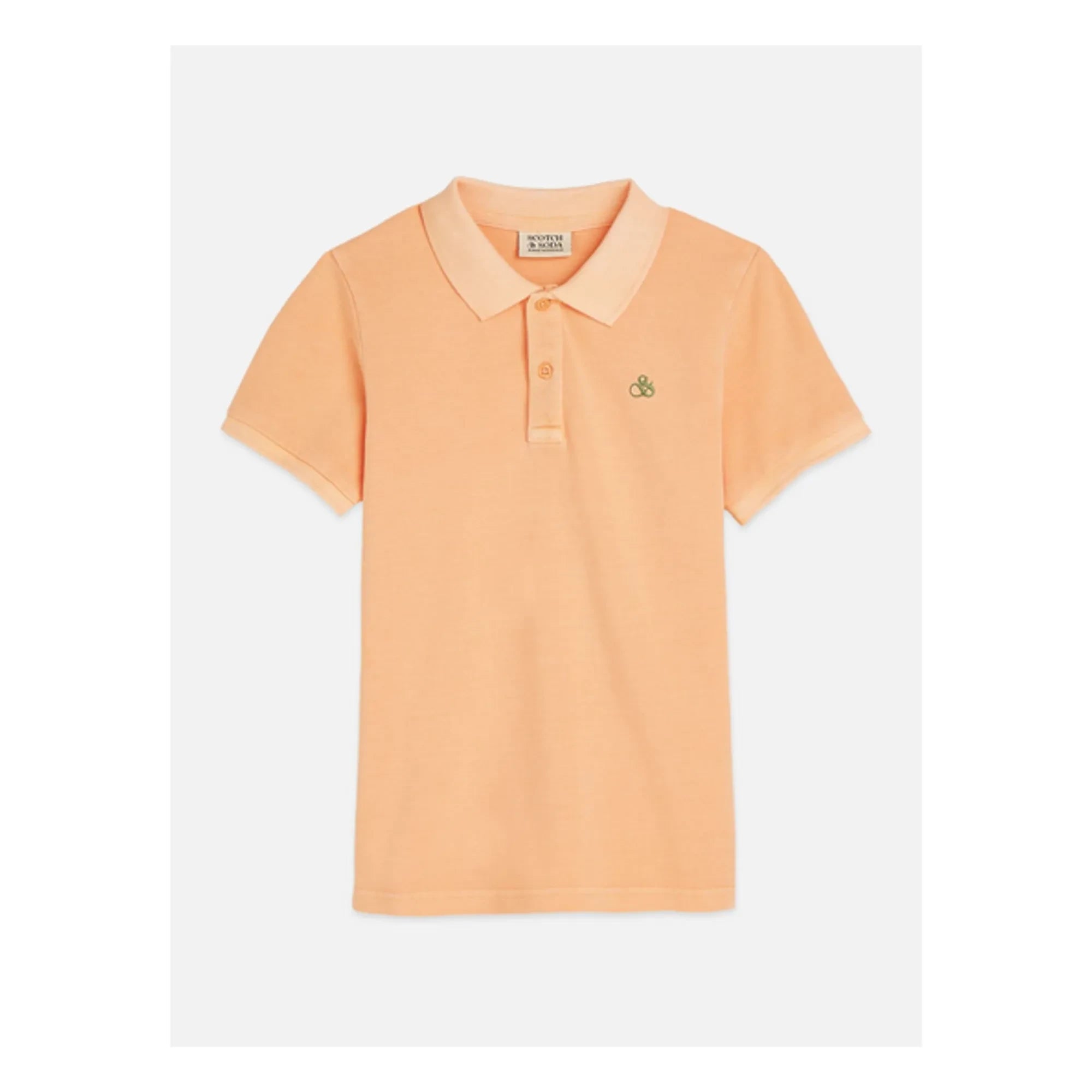 Scotch & Soda - Poloshirt mit gesticktem Logo | Koralle