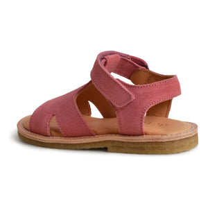 du Loua - Du Alfie Wildleder-Sandalen | Rosenholz