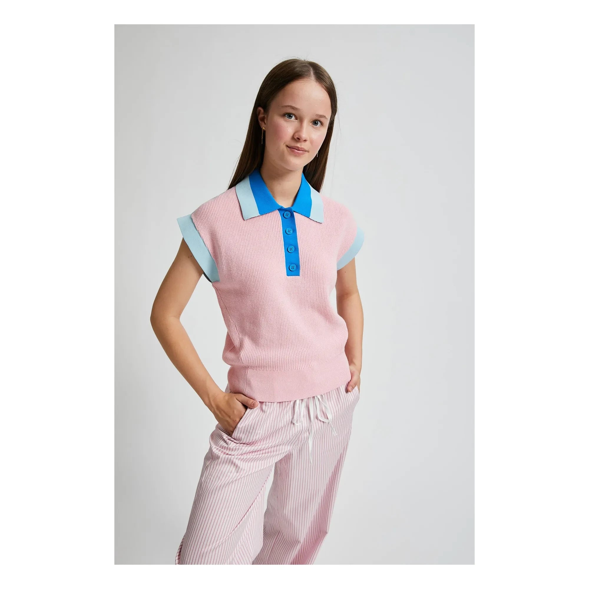 Indee – Valor Mesh Poloshirt | Rosa