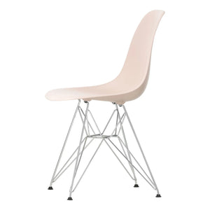 Vitra - DSR Kunststoffstuhl - Chromgestell - Charles & Ray Eames | Hellrosa
