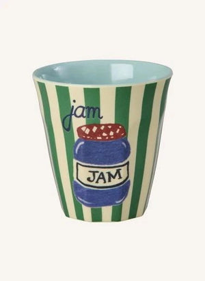 Rice - ABC Melamin Becher - 6er Set | Hellblau