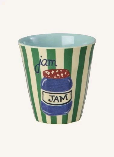Rice - ABC Melamin Becher - 6er Set | Hellblau
