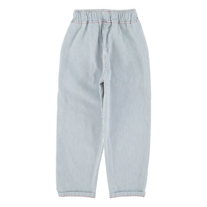 Piupiuchick - Gestreifte Jeans | Blau
