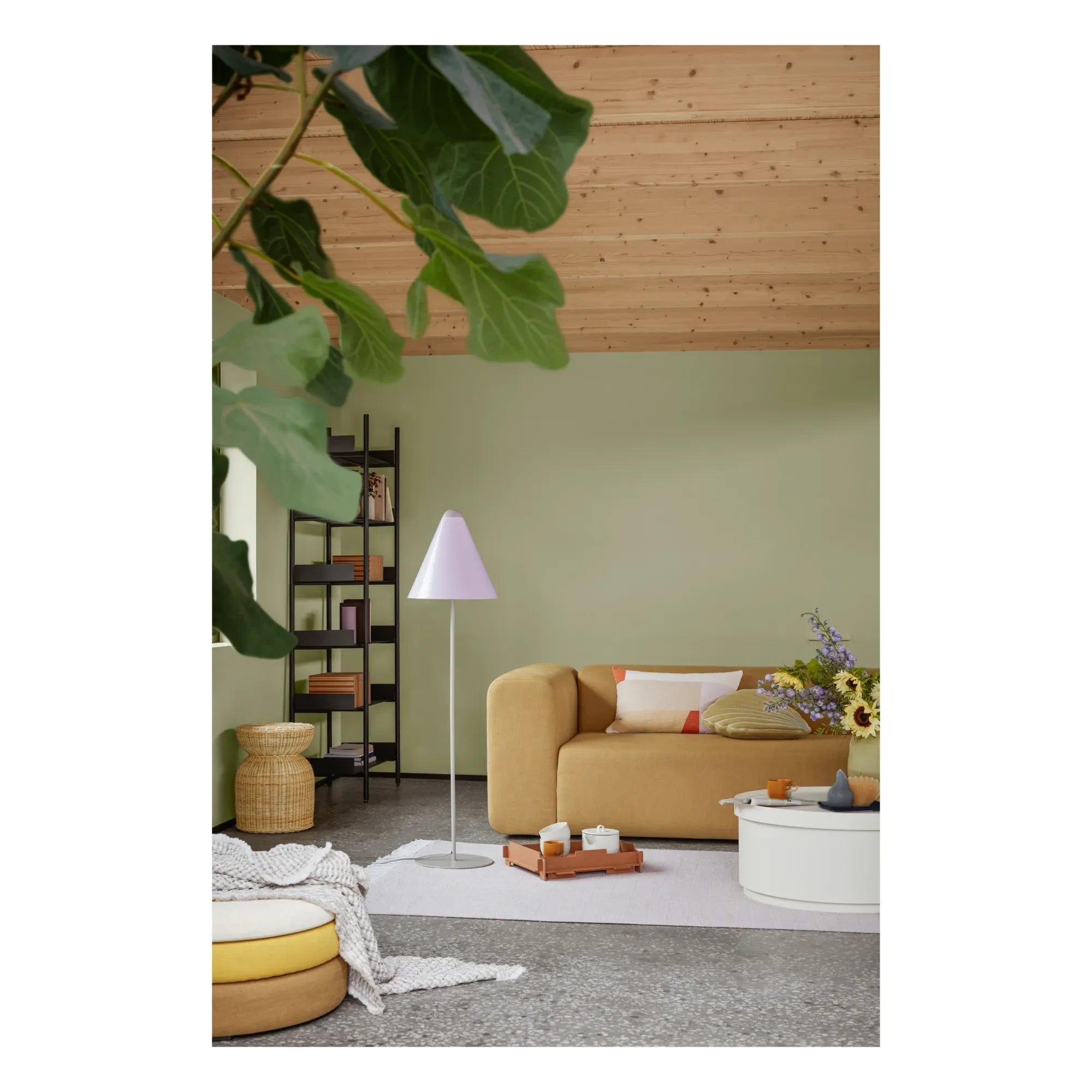 Broste Copenhagen - Lagoon 3-Sitzer Sofa | Senf