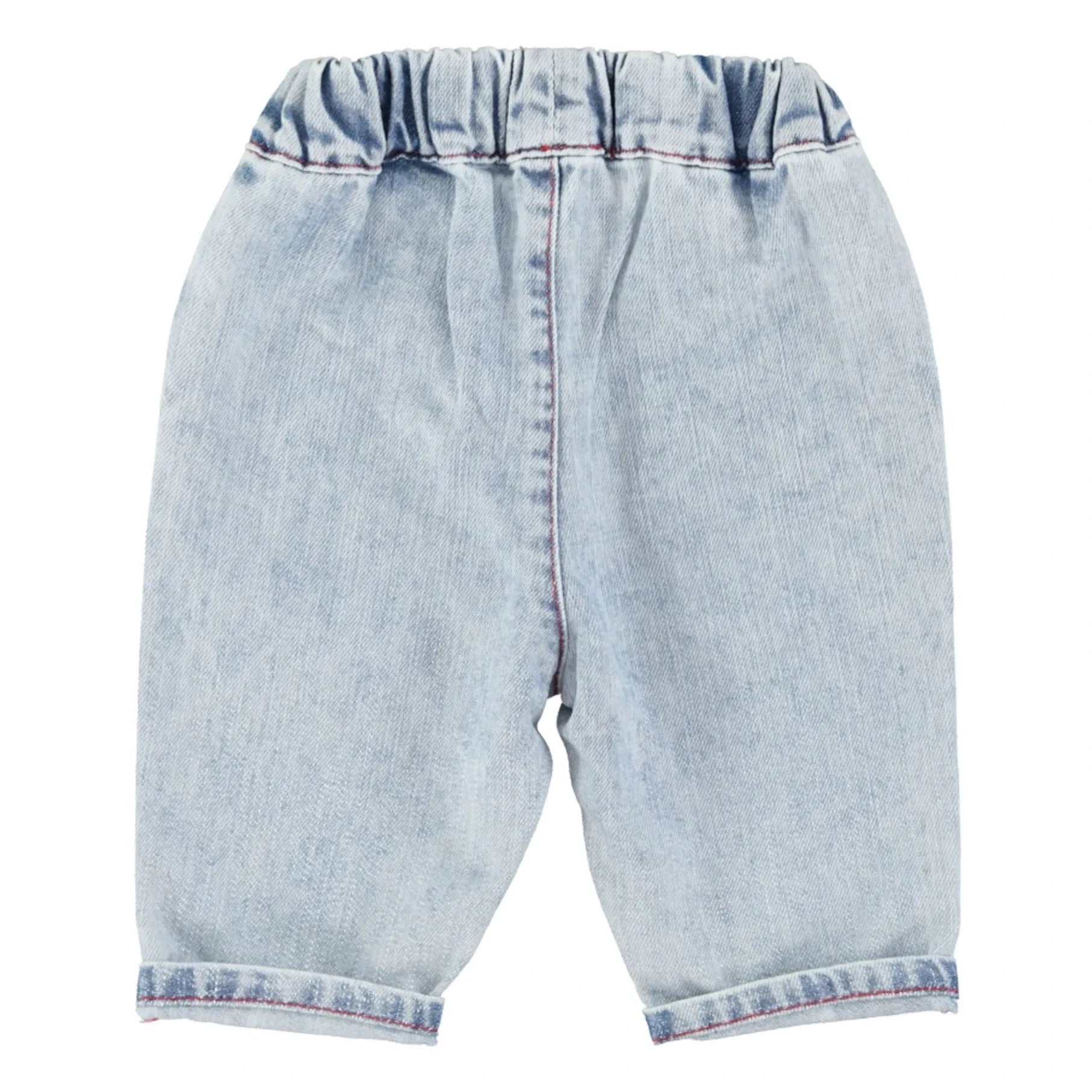 Piupiuchick – Jeans mit geradem Bein für Babys | Washed Blue