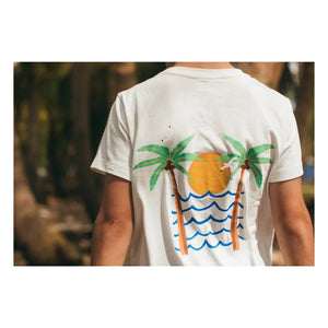 Pepita & Me - Isla Bonita Bedrucktes T-Shirt | Weiß