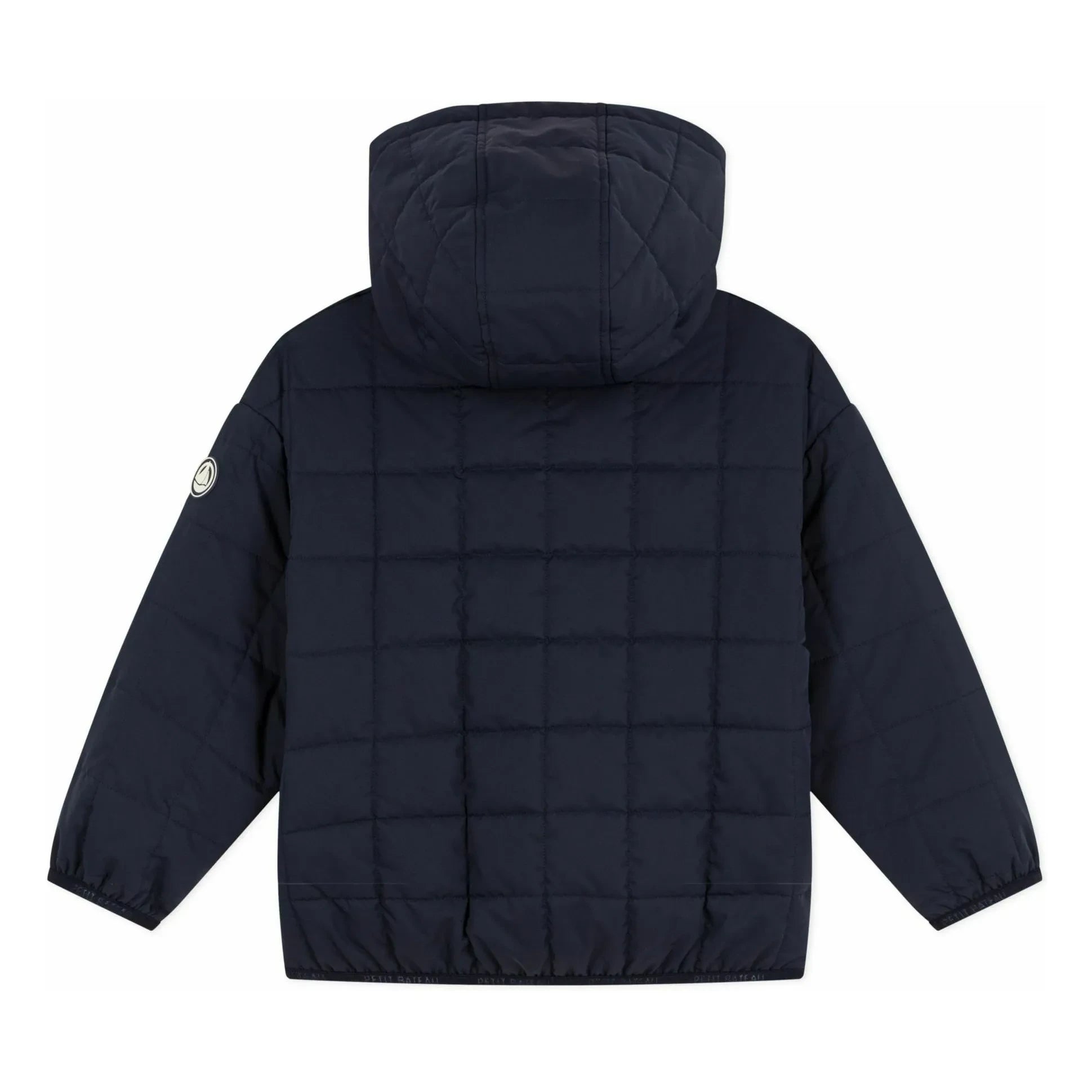 Petit Bateau - Düz Hafif Kaz Tüyü Mont | Lacivert