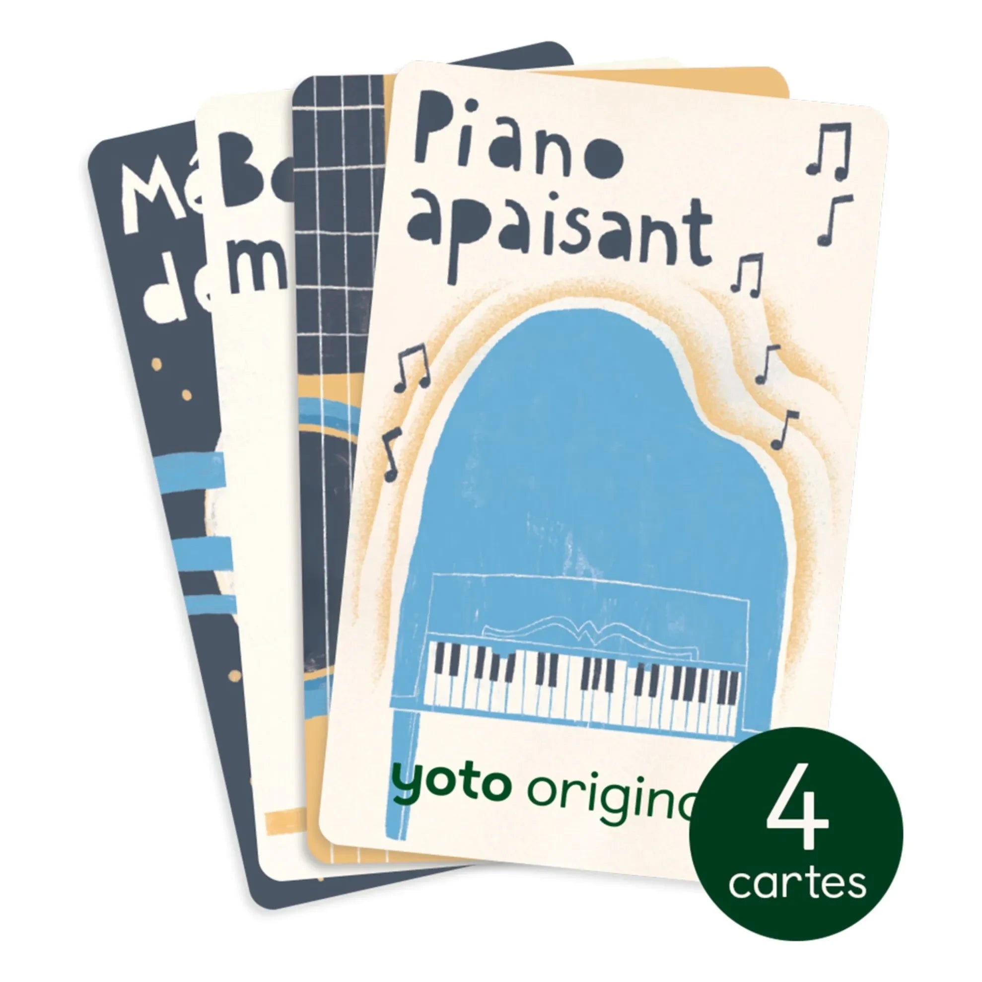 Yoto Player - Einschlafhilfe-Musikkarten - 4er-Pack