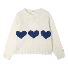 Mipounet - Mia Hearts Pullover | Creme