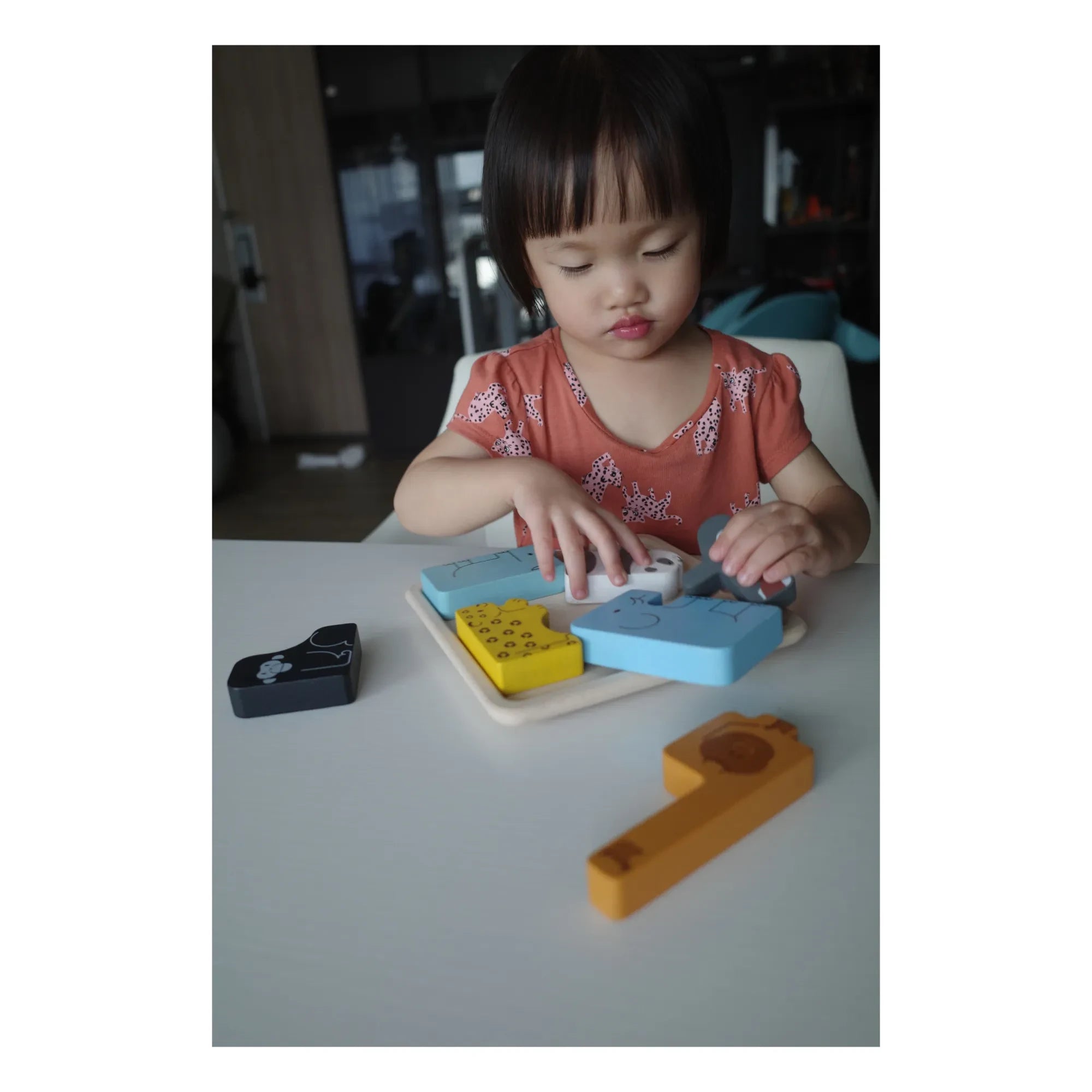 Plan Toys - 2-in-1 Tier-Puzzle