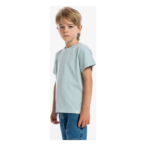 Matona - Sommerliches Uni T-Shirt Bio-Baumwolle | Hellblau