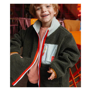 Hello Hossy - Forest Fleece Jacke | Dunkles Khaki