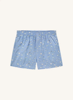 Pockies - "Clouds" Boxer Şort | Açık Mavi