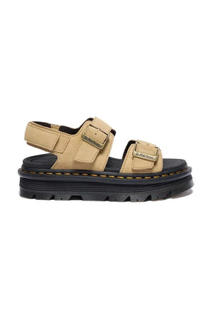 Dr. Martens Damen Wildleder-Plateau-Sandale ZebZag Sandal