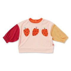 Halcyon Nights - Çilek Sünger Sweat | Soluk Pembe