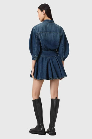 AllSaints ARLO Denim İspanyol Elbise