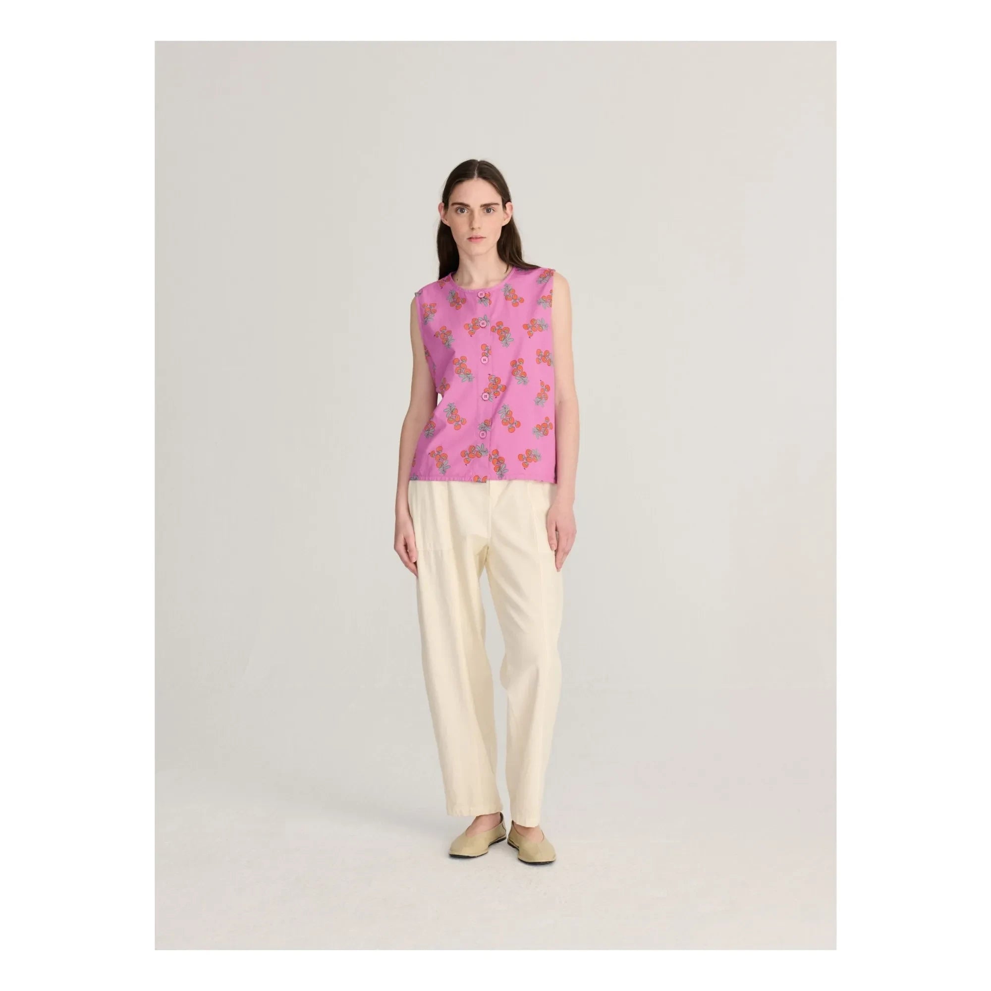Bobo Choses - Bio-Baumwolle Top mit Tomaten-Muster | Lila