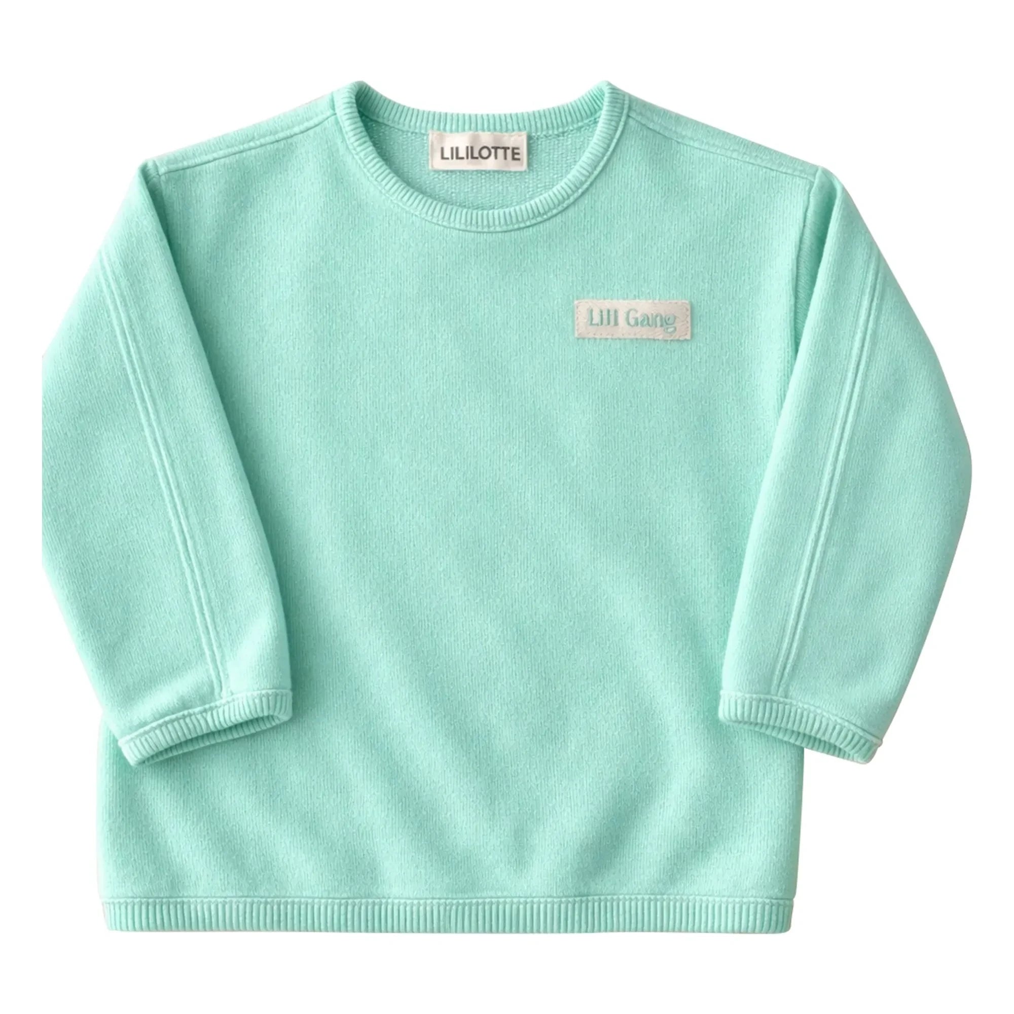 Lililotte - Solal Bio-Baumwoll-Sweatshirt | Minzgrün