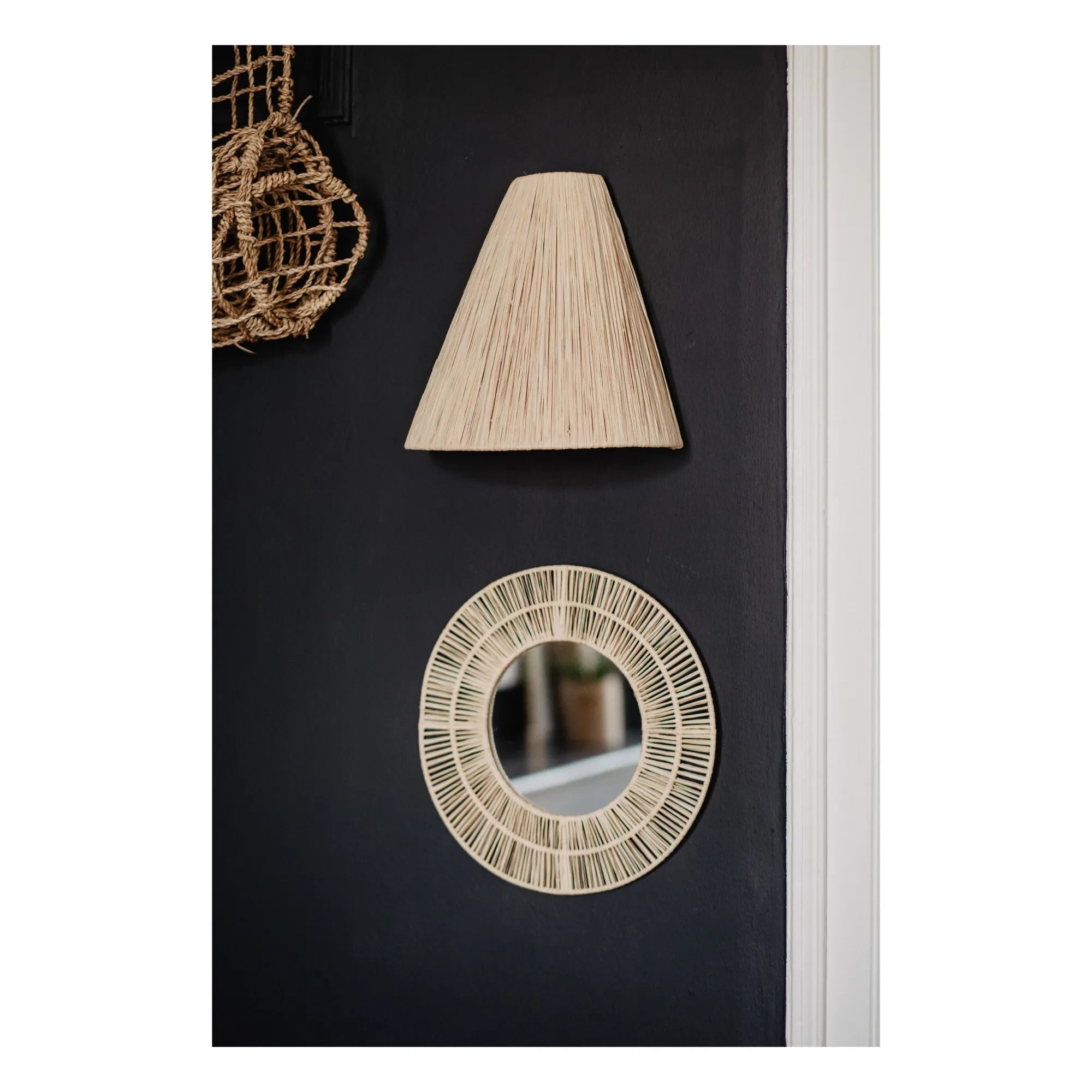 Cosydar - Raffia-Wandleuchte