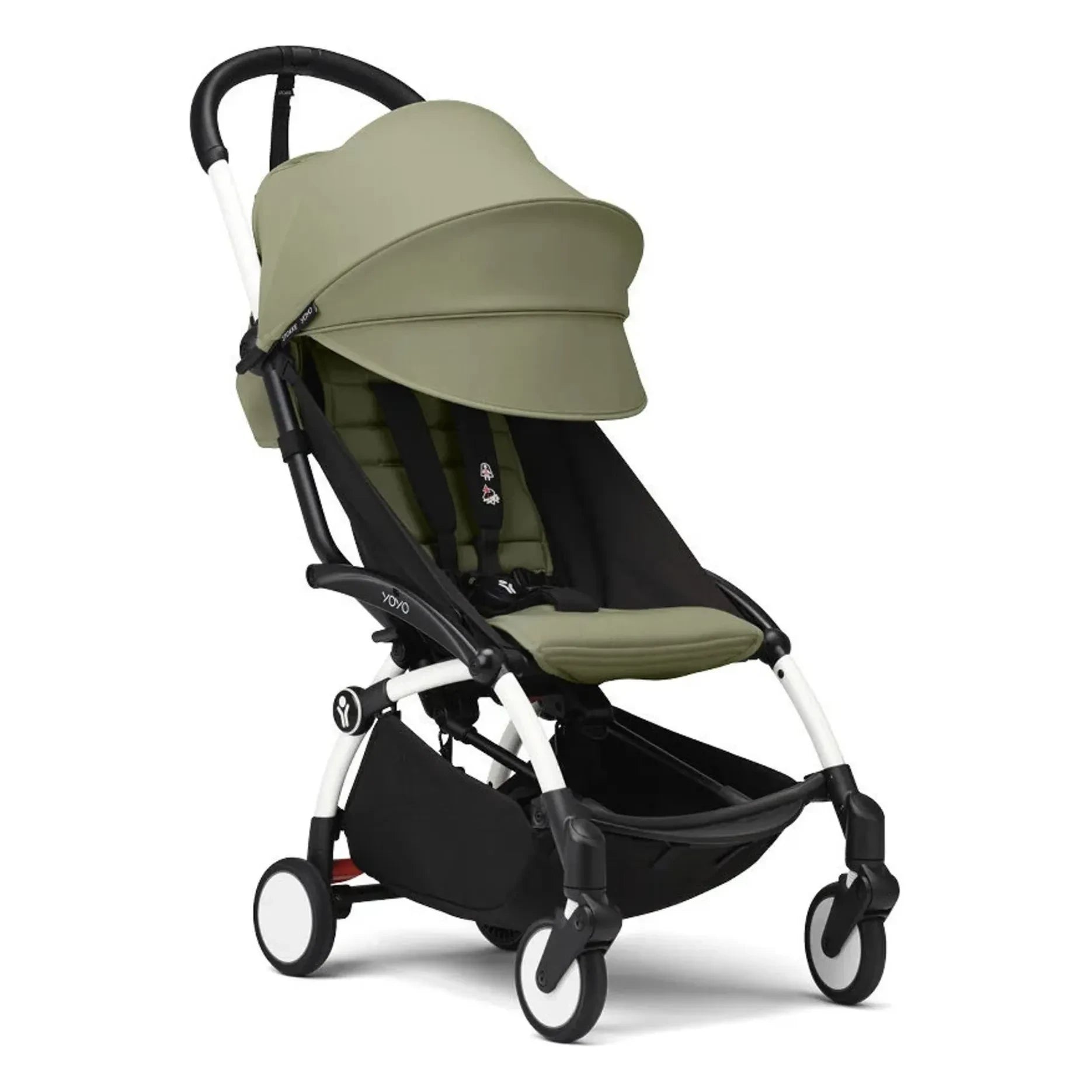 Stokke® - YOYO³ 6+ Buggy weißes Gestell | Olive