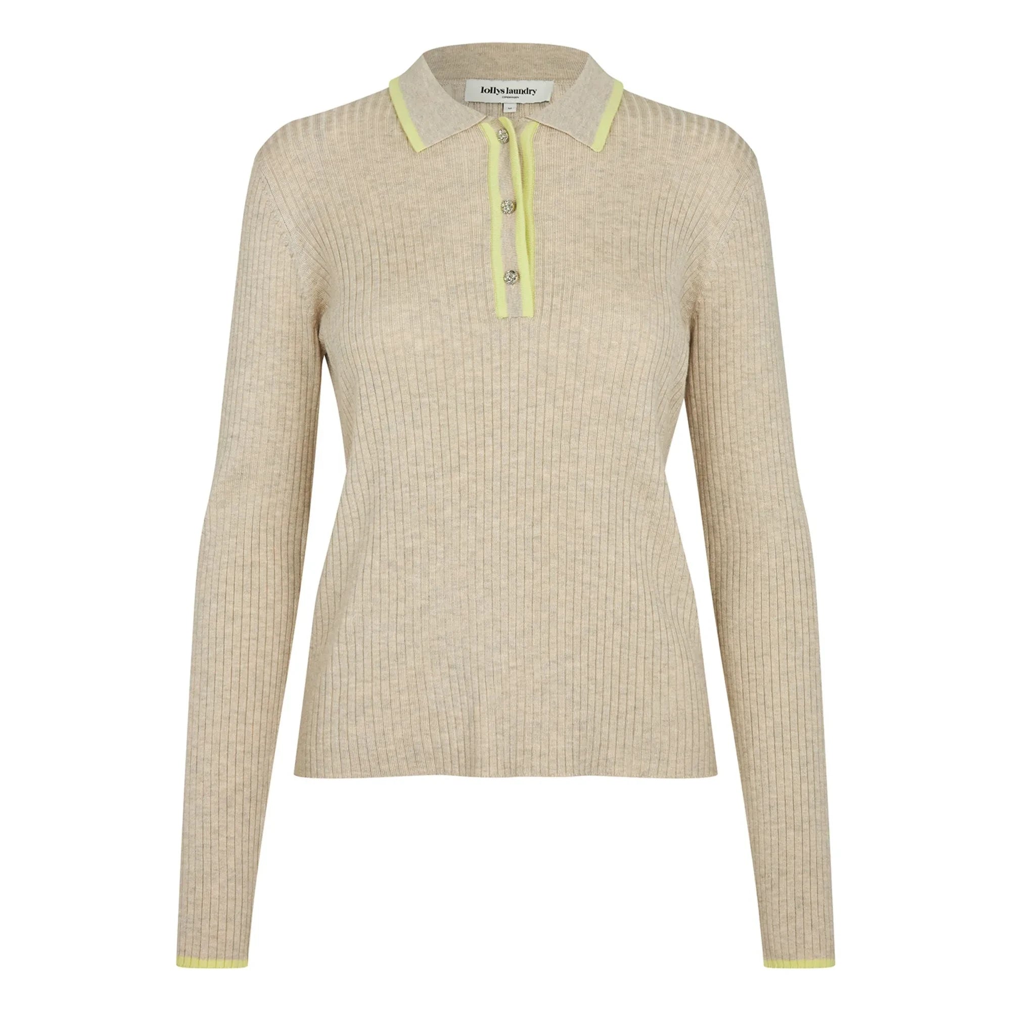 Lollys Laundry – Polo Julio Pullover | Beige