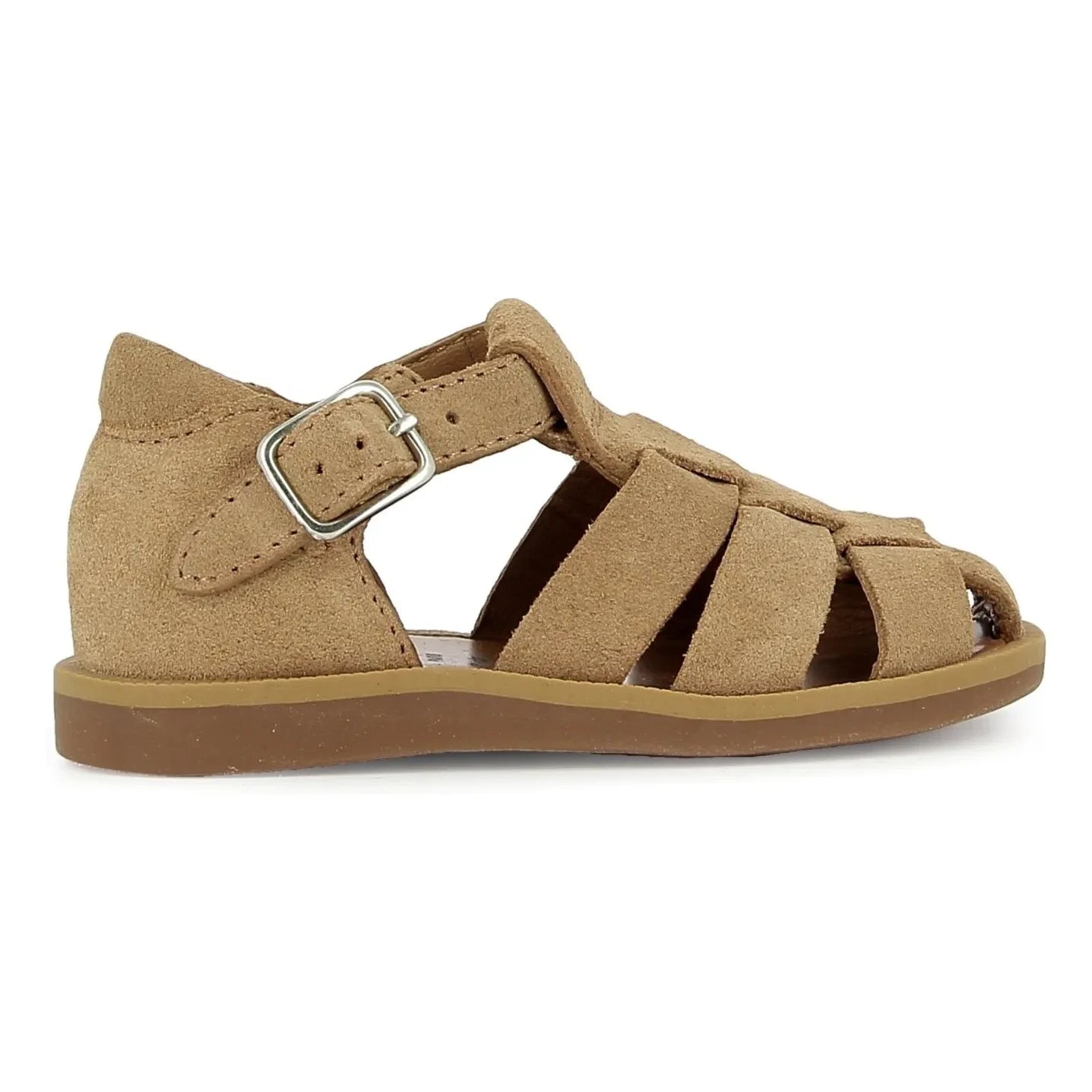 Pom d'Api - Poppy Daddy Samt Sandalen | Beige