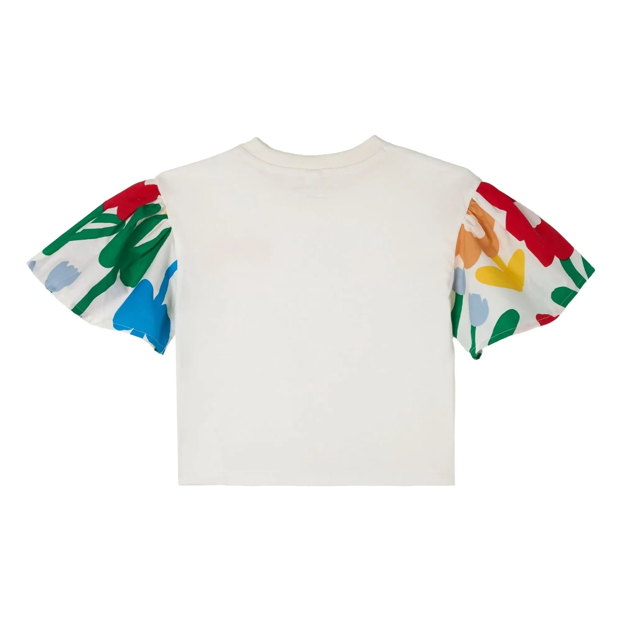 Stella McCartney Kids - Stella Fleuri T-Shirt | Elfenbein