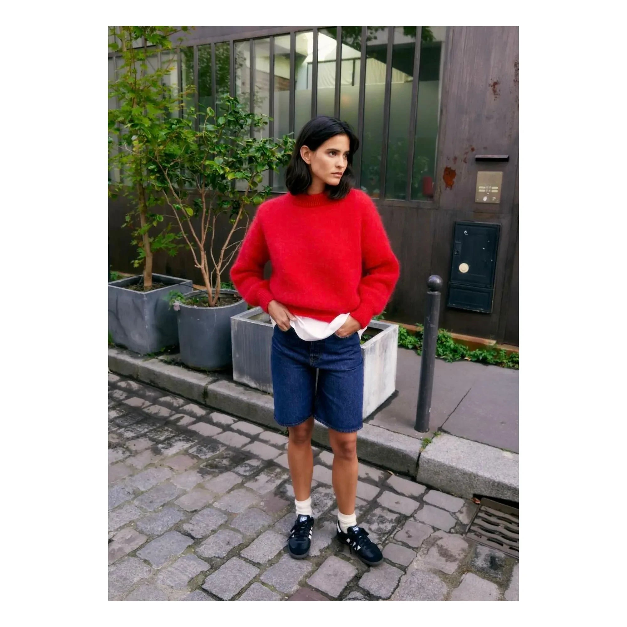 Surprise Paris - Jane Super Kid Mohair kazak | Kırmızı