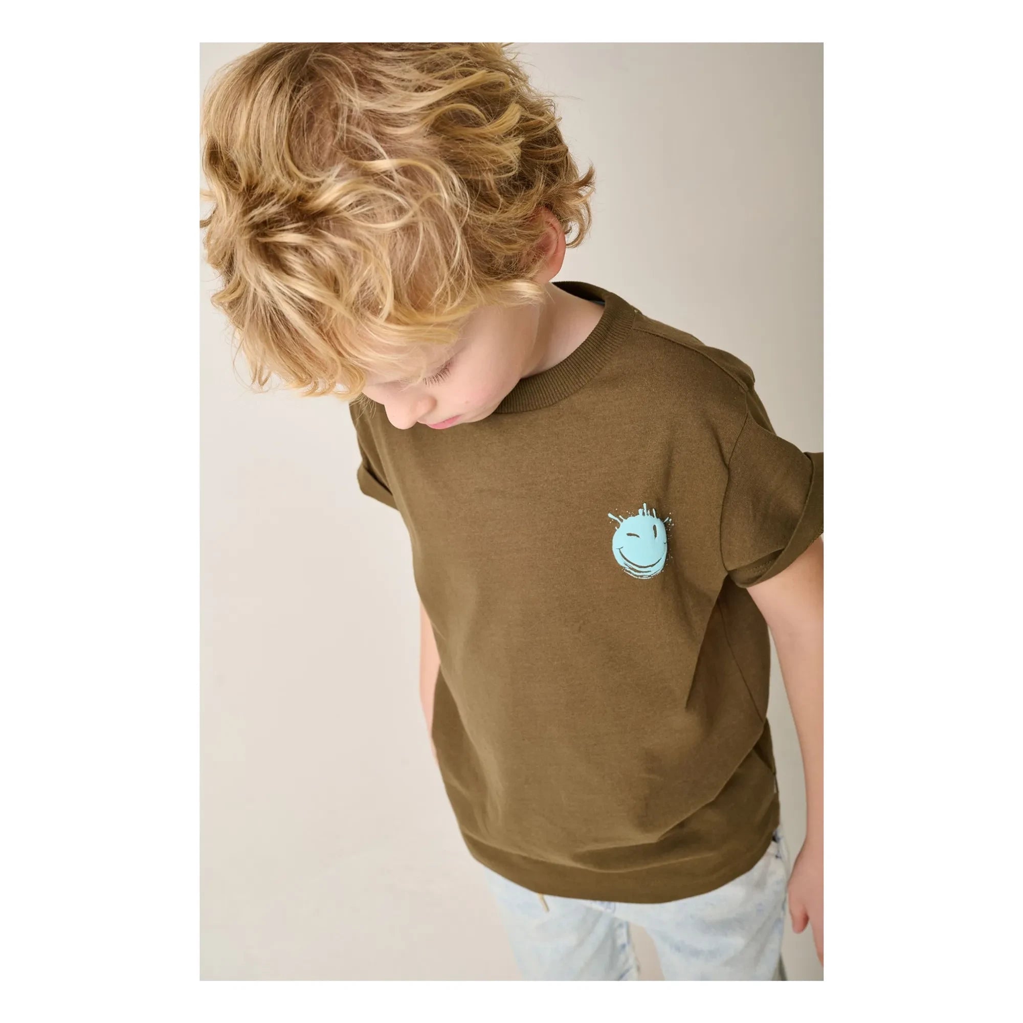 Tumble N'Dry - Recyceltes Baumwoll-Surface T-Shirt | Khaki-Braun