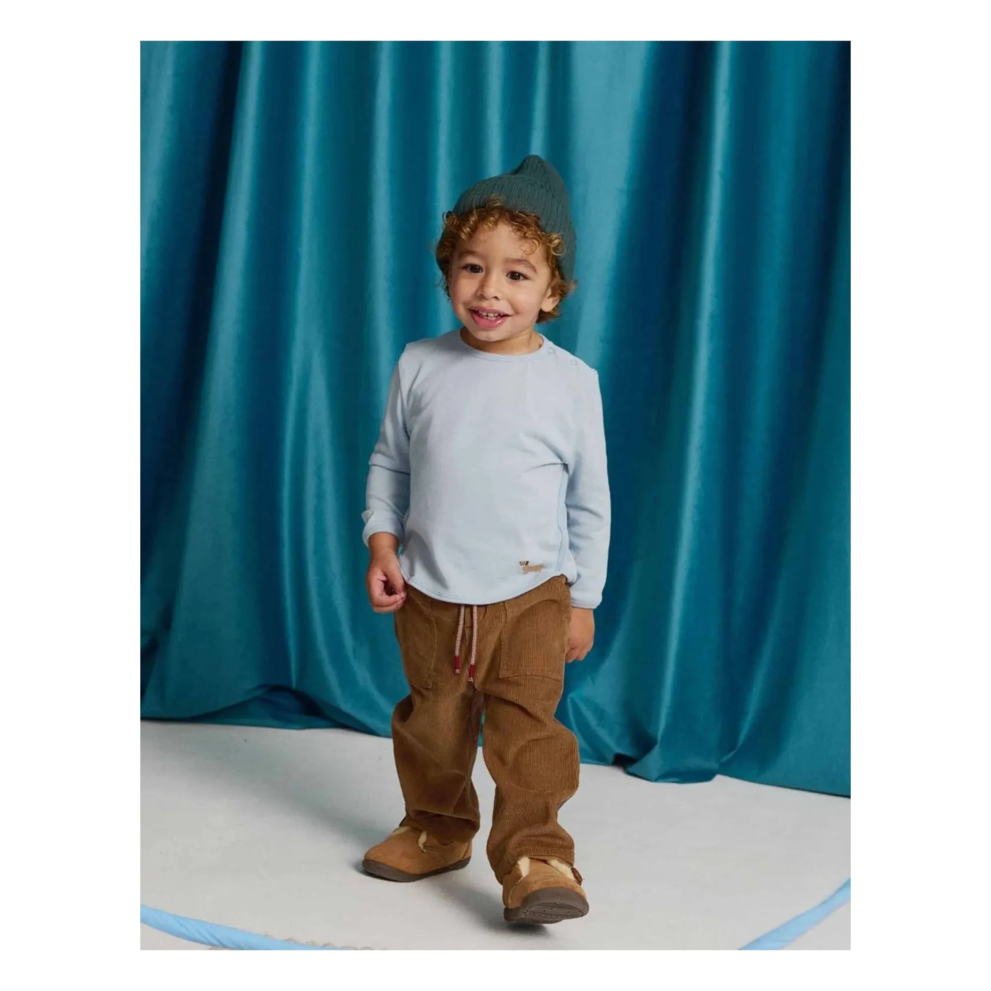 Gingersnaps - Dominic Kadife Bebek Pantolon | Kahverengi