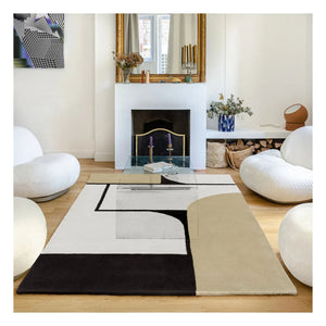 Edito - Handgewebter Strada Teppich | Beige