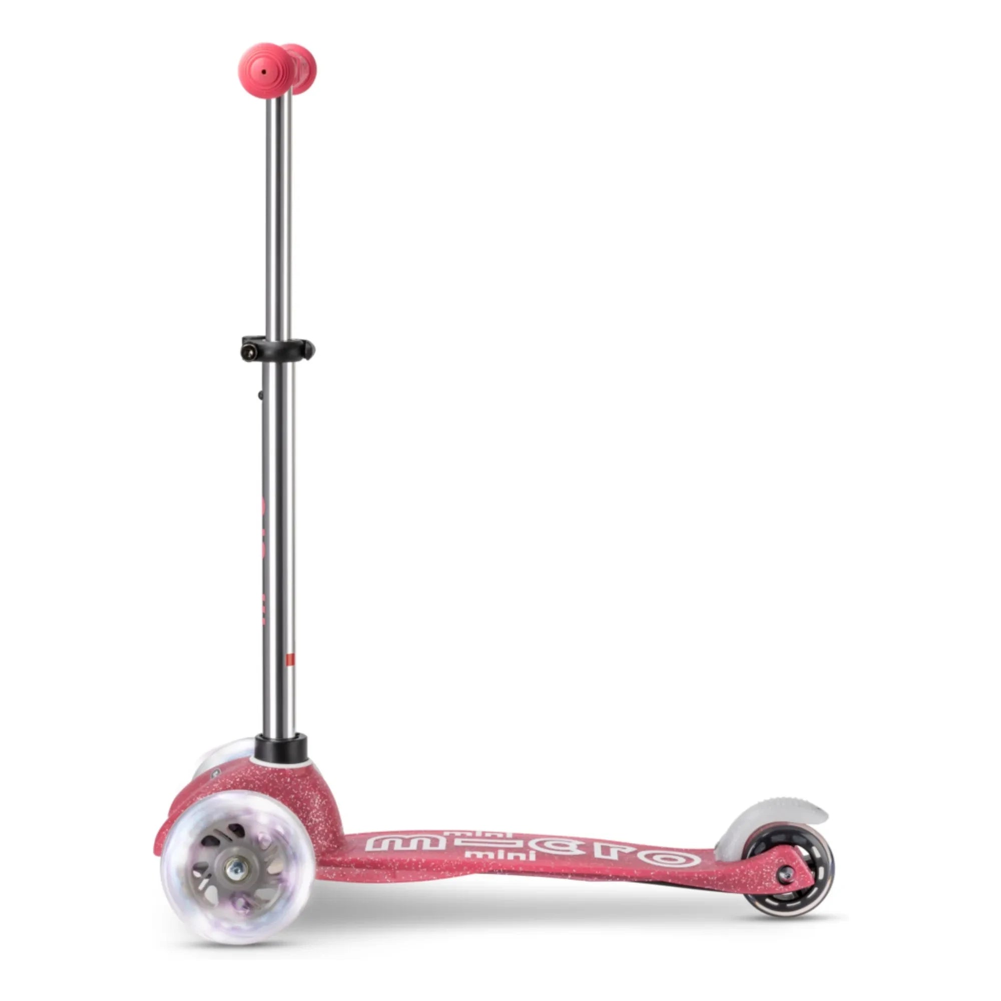 Micro - Mini LED Glitzer-Scooter | Rosa