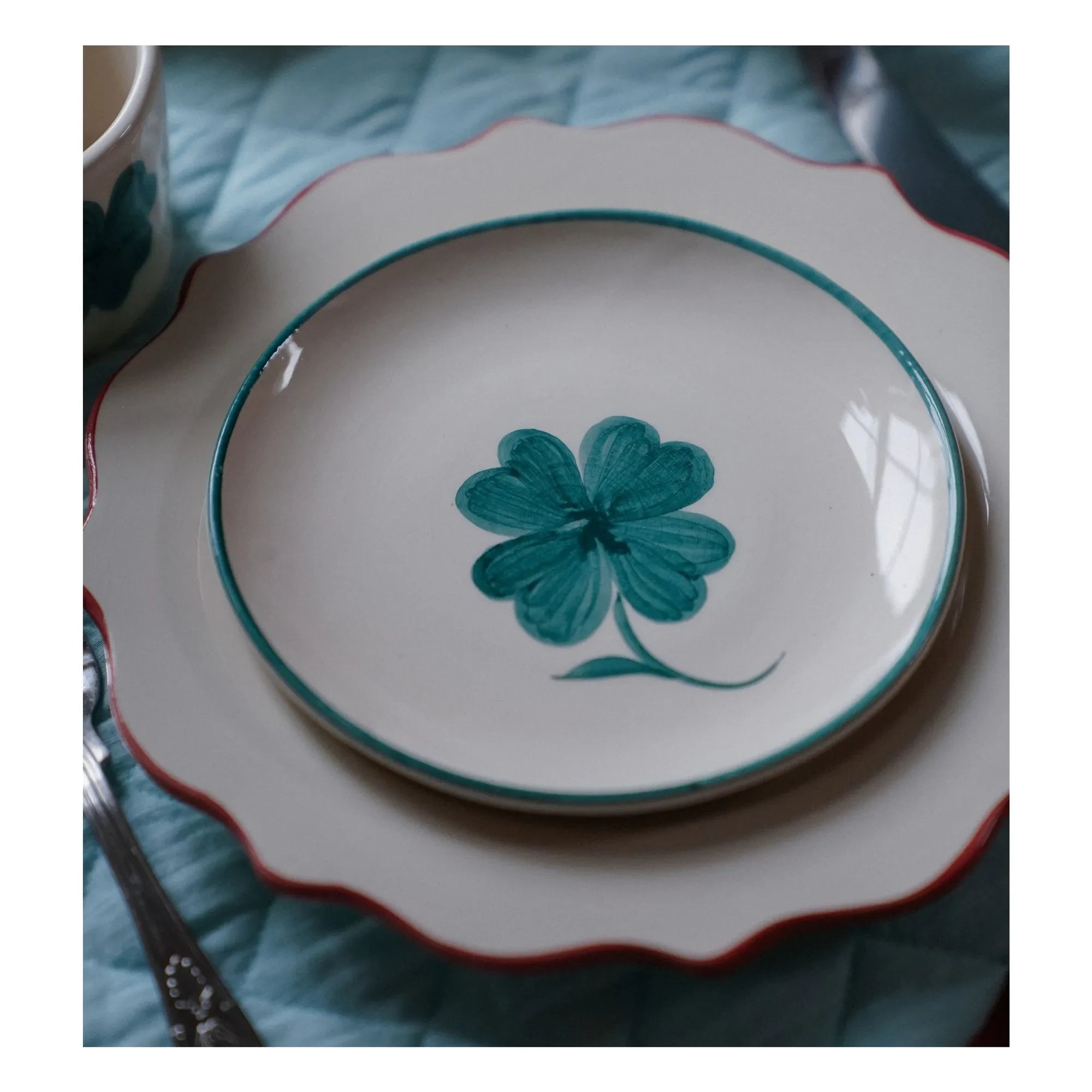 Anna + Nina - Tablett Yonca Shamrock | Grün