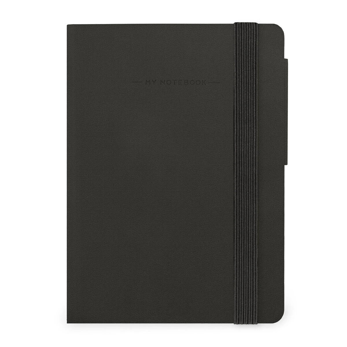 Legami - Liniertes Notizbuch mit monochromem Softcover - Black Suit - Mein Notizbuch