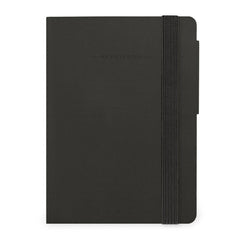Legami - Liniertes Notizbuch mit monochromem Softcover - Black Suit - Mein Notizbuch