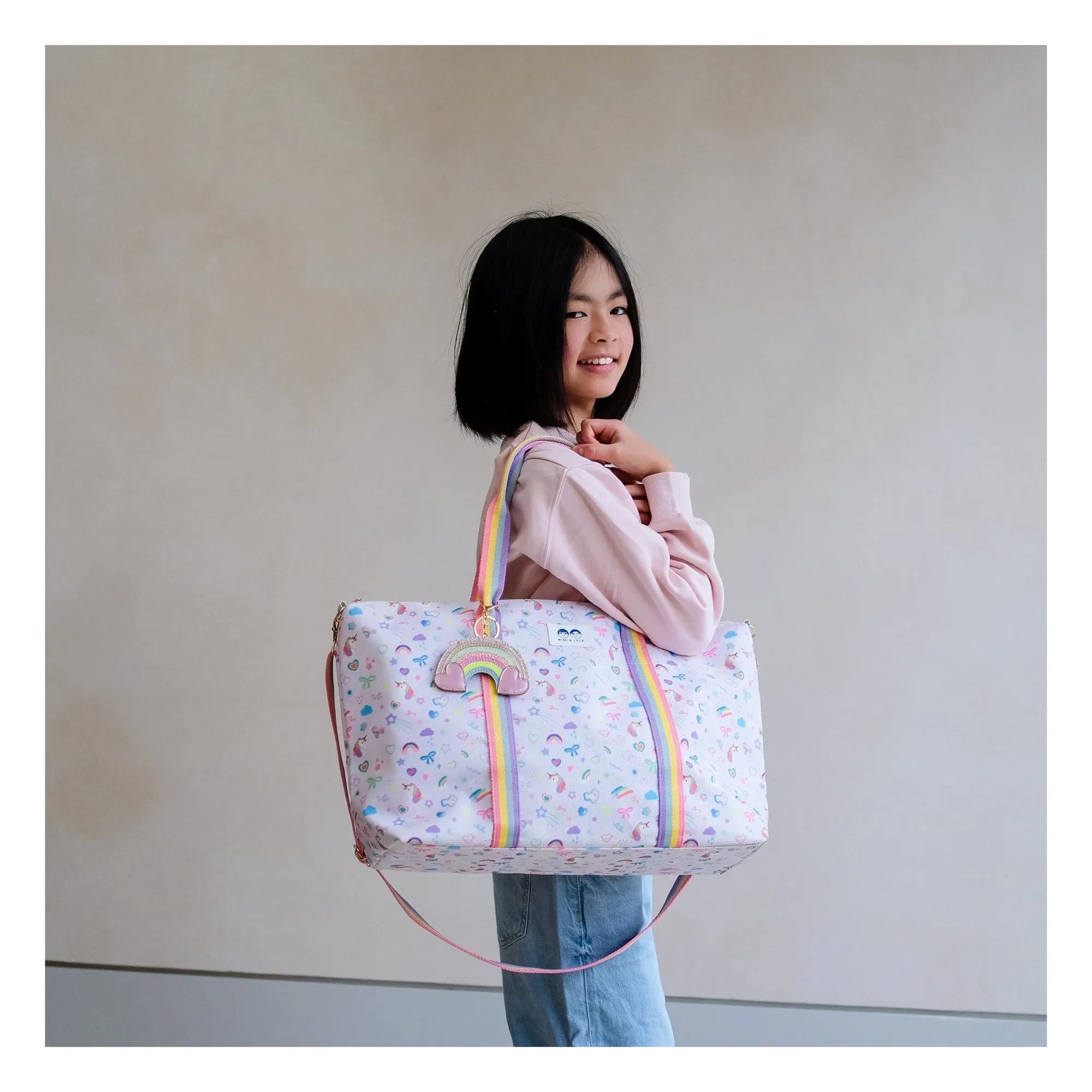 Mimi & Lula - Einhorn Weekender Tasche | Hellrosa