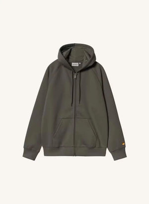 Carhartt WIP - Chase Sweatshirt mit Reißverschluss | Dunkelgrau