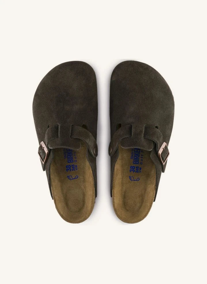 BIRKENSTOCK - Boston Wildleder-Clogs - Erwachsenenkollektion | Braun