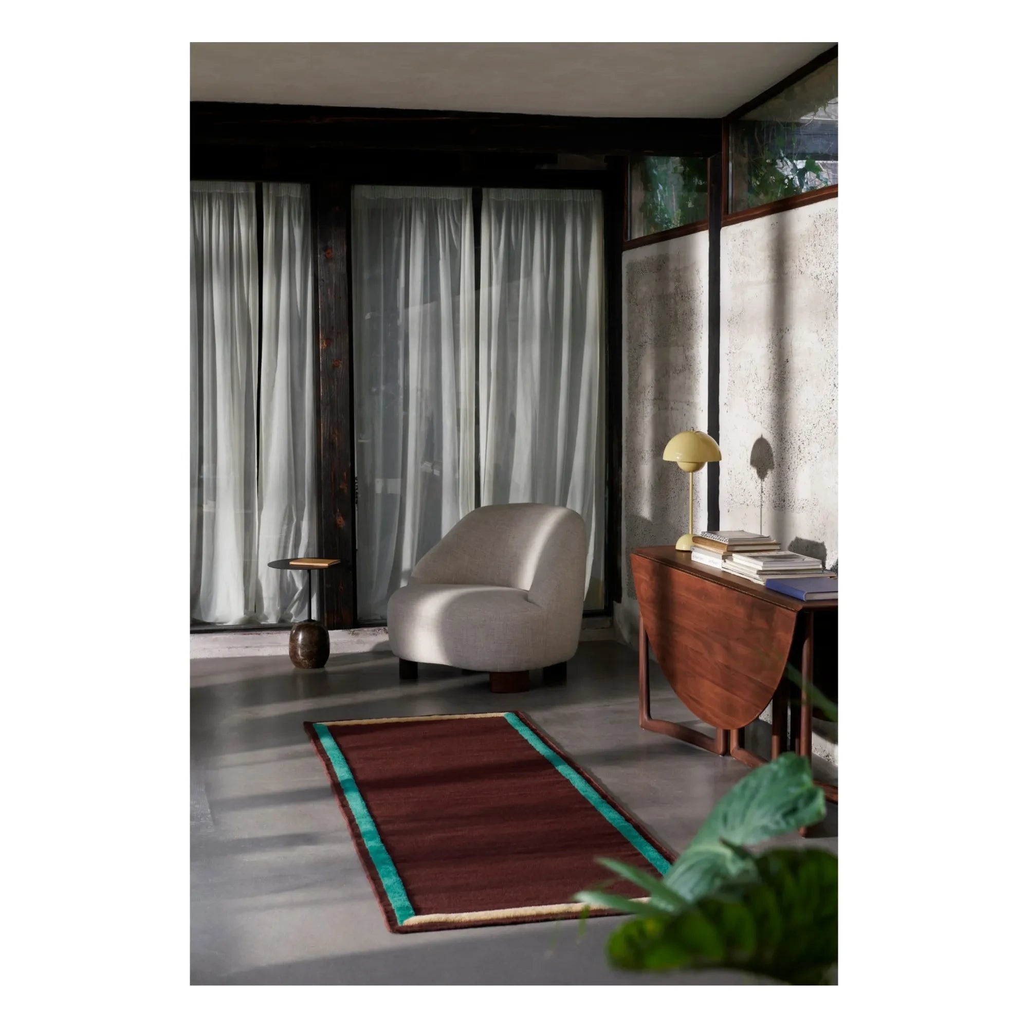 & Tradition - Gerahmter Teppich | Bordeaux